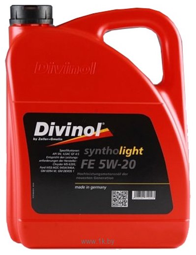 Фотографии Divinol Syntholight FE 5W-20 5л (49370-5)