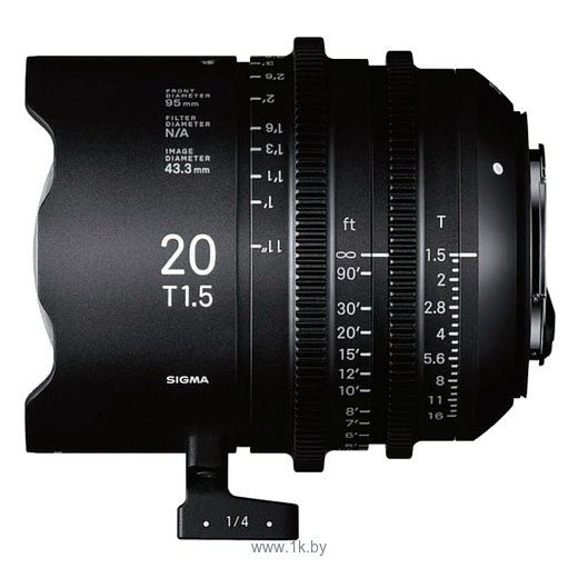 Фотографии Sigma 20mm T1.5 Sony E