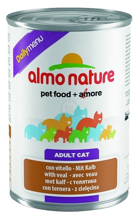 Фотографии Almo Nature (0.4 кг) 1 шт. DailyMenu Adult Cat Veal