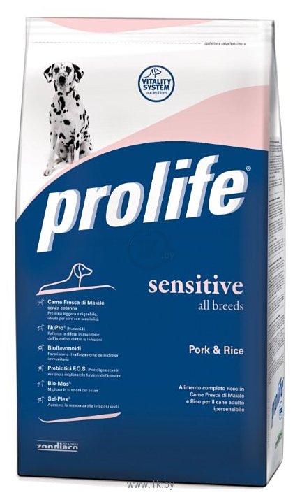 Фотографии Prolife (0.8 кг) Adult Sensitive cо свининой и рисом