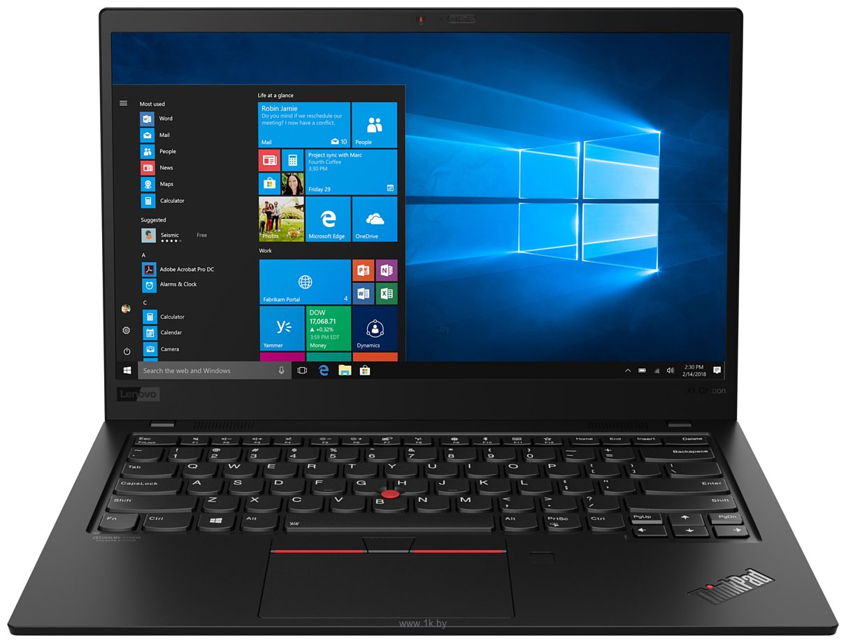 Фотографии Lenovo ThinkPad X1 Carbon 8 (20U9004DRT)