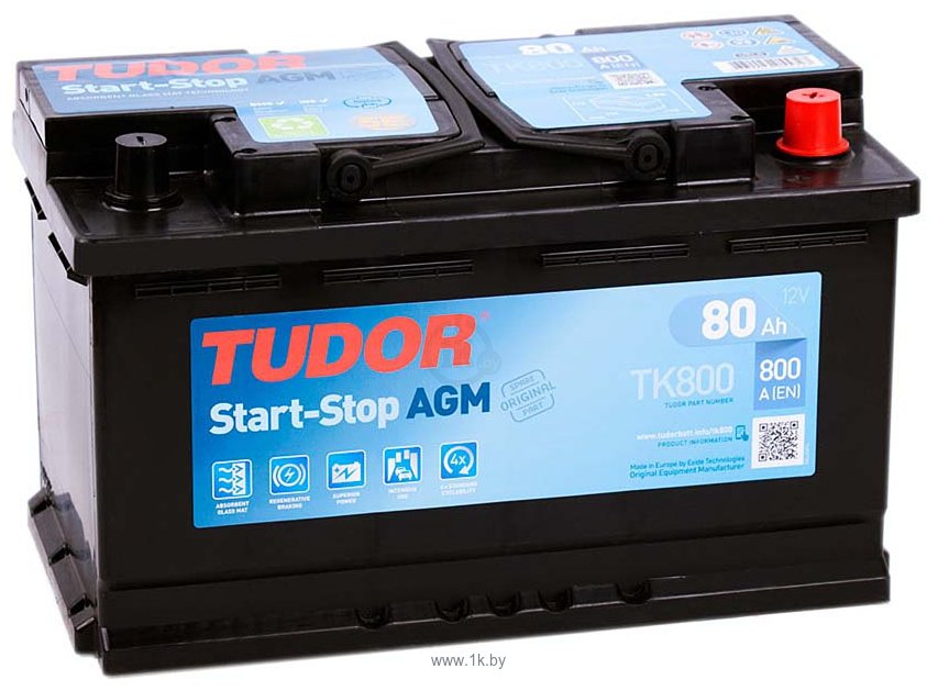 Фотографии Tudor Start-Stop AGM TK800 (80Ah)