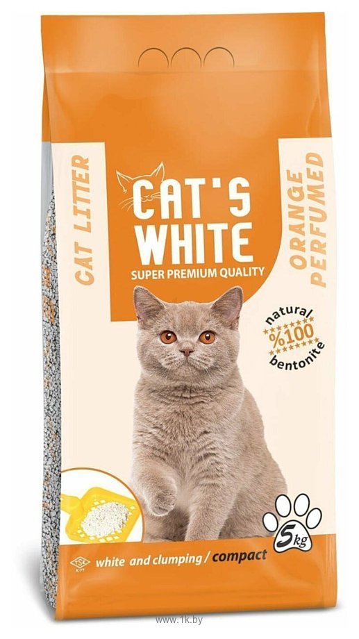Фотографии Cat's White, с ароматом апельсина , 5кг