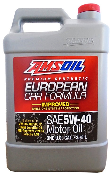 Фотографии Amsoil 100% Synthetic European Motor Oil MS SAE 5W-40 3.785 л