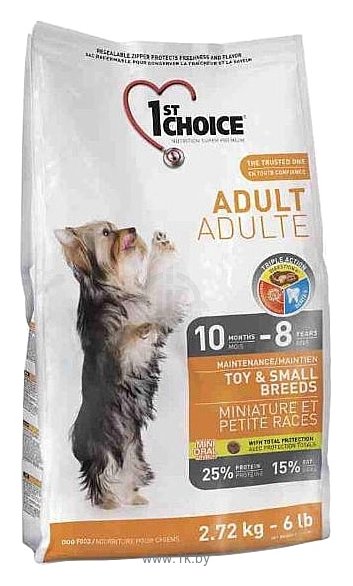 Фотографии 1st Choice Chicken Formula TOY and SMALL BREEDS for ADULTS (6 кг)