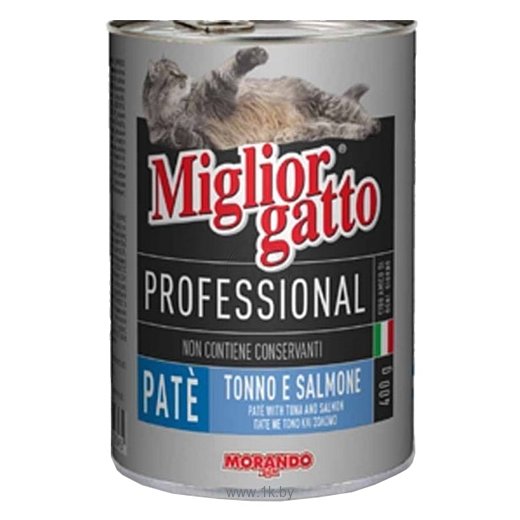 Фотографии Miglior (0.4 кг) 1 шт. Gatto Professional Line Pate Tuna and Salmon