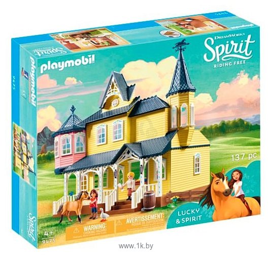 Фотографии Playmobil Spirit Riding Free 9475 Счастливый дом Лаки