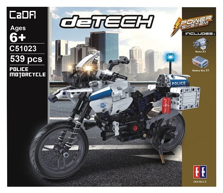 Фотографии CaDA deTECH C51023W Полицейский мотоцикл