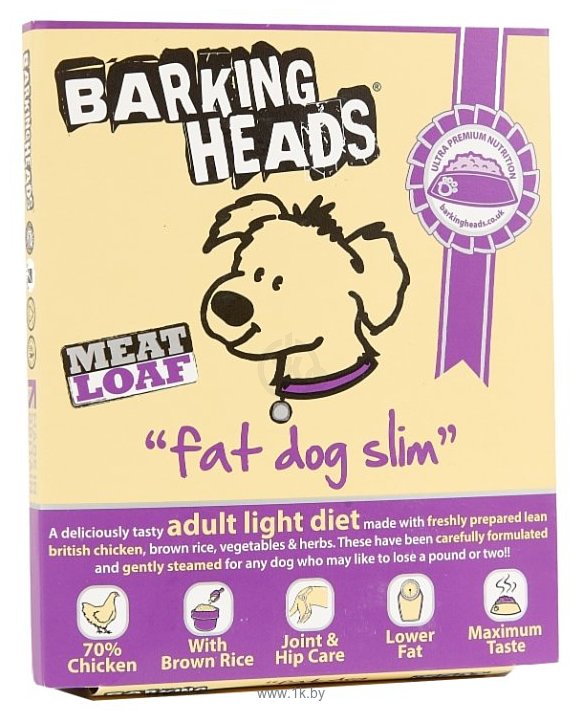 Фотографии Barking Heads Ламистер для собак с избыточным весом с курицей Худеющий толстячок, Fat dog slim (0.395 кг) 1 шт.