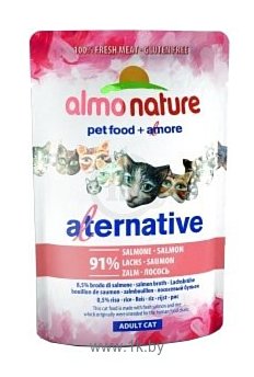 Фотографии Almo Nature (0.055 кг) 1 шт. Alternative Adult Cat Salmon