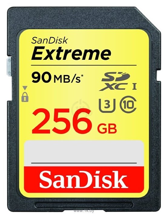 Фотографии SanDisk Extreme SDXC UHS Class 3 90MB/s 256GB