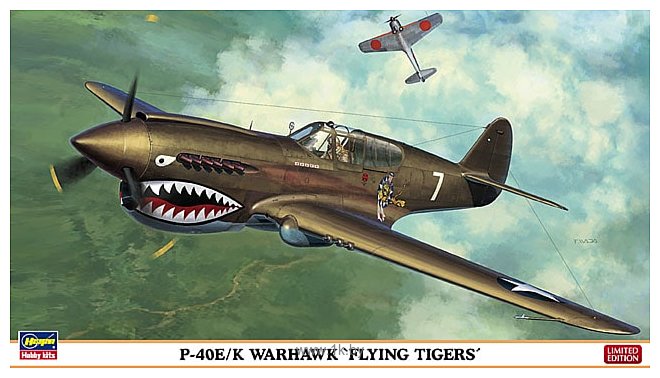 Фотографии Hasegawa Истребитель P-40E/K Warhawk Flying Tigers