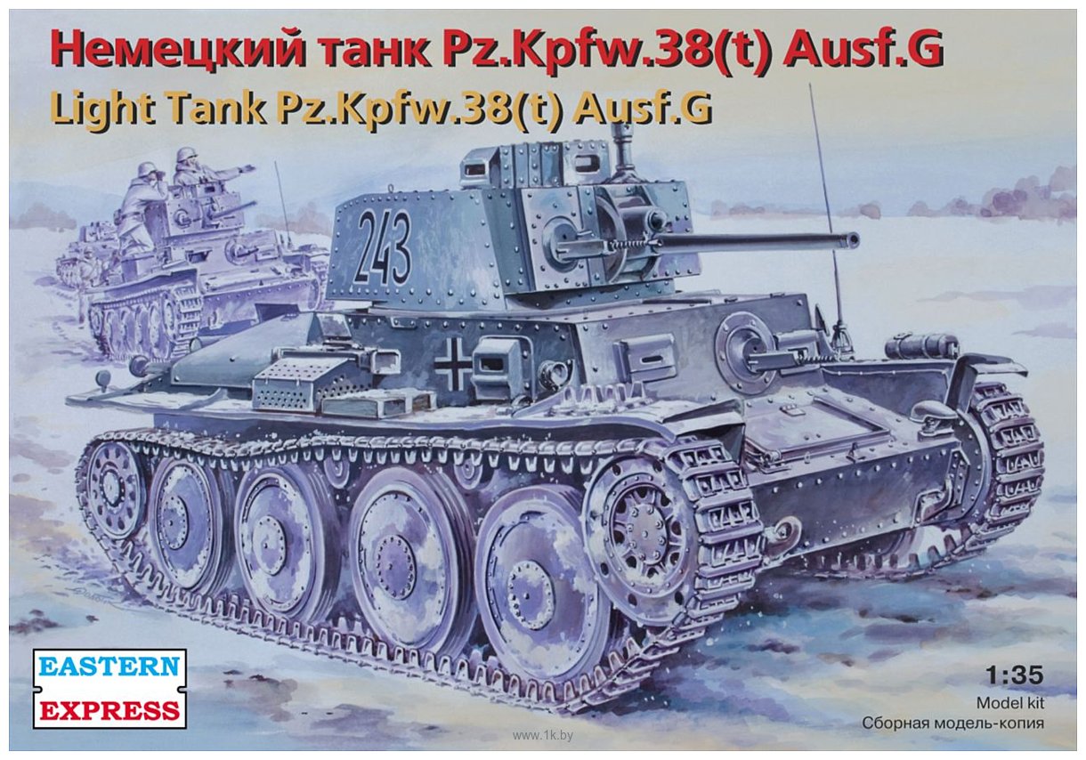 Фотографии Eastern Express PzKpfw 38t легкий танк Прага EE35145
