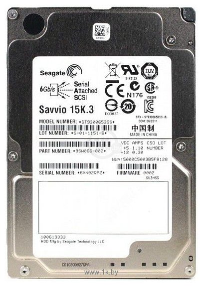 Фотографии Seagate Savvio 15K.3 300GB (ST9300653SS)