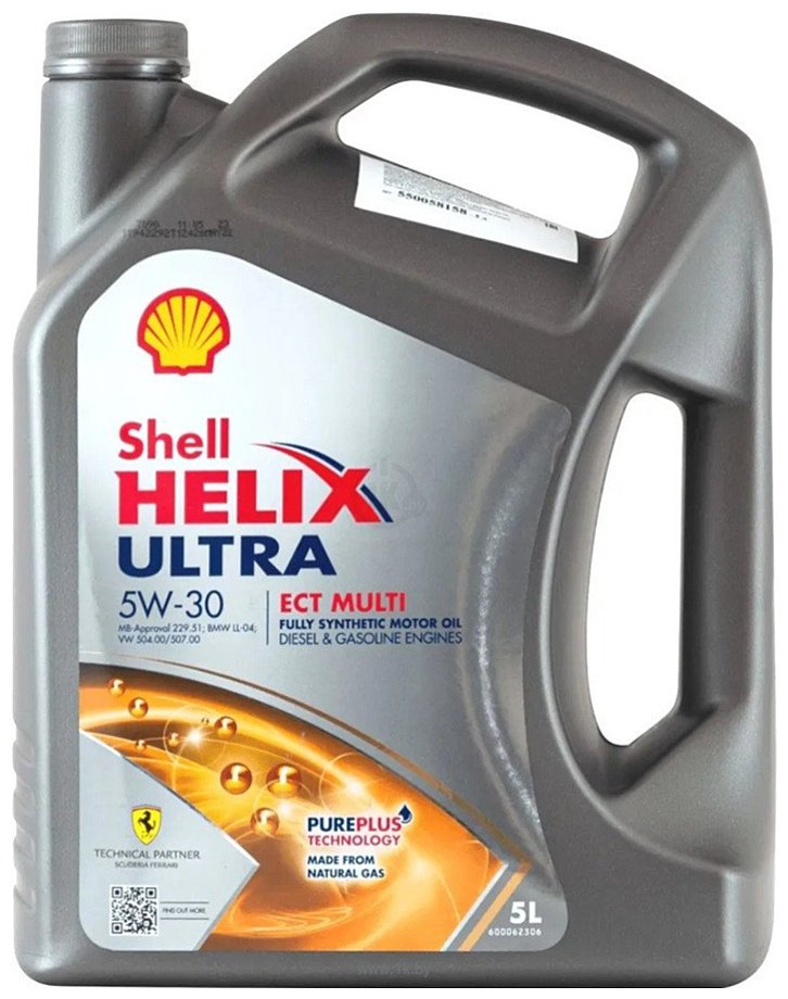 Фотографии Shell Helix Ultra ECT Multi 5W-30 5л