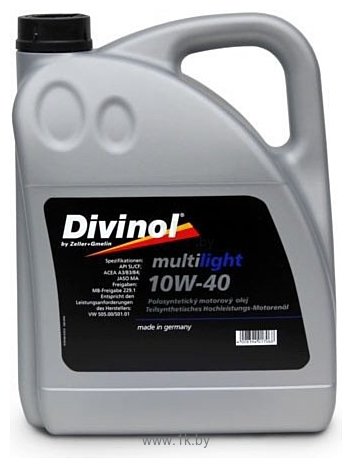 Фотографии Divinol Multilight 10W-40 5л
