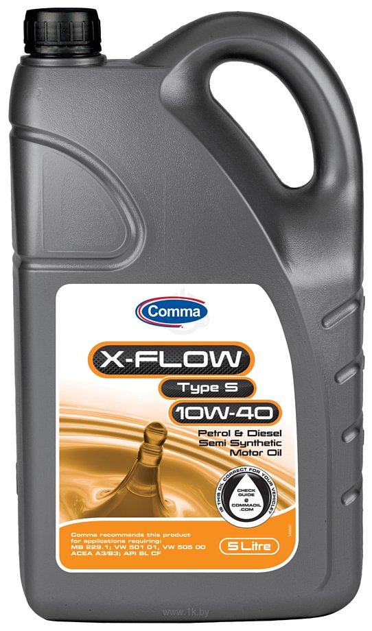 Фотографии Comma X-Flow Type S 10W-40 5л