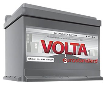 Фотографии Volta Eurostandard 6CT-66 A1 L (66Ah)
