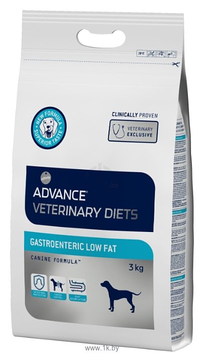Фотографии Advance Veterinary Diets (3 кг) Gastroenteric Low Fat Canine Formula