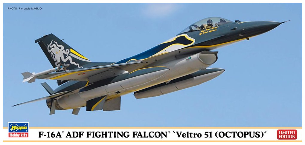 Фотографии Hasegawa Истребитель F-16A ADF Fighting Falcon Veltro 51
