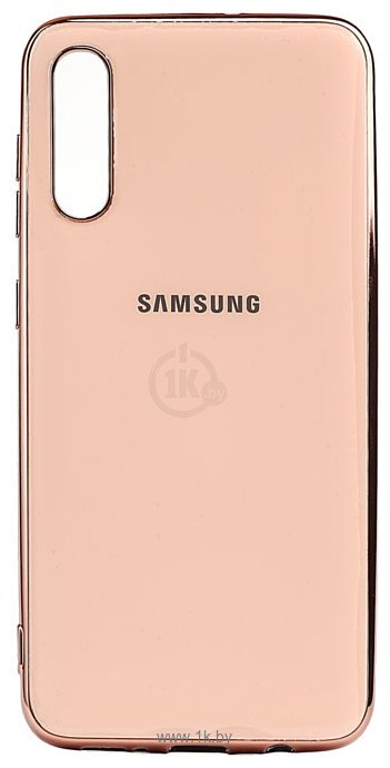 Фотографии EXPERTS Plating Tpu для Samsung Galaxy A70 (розово-золотой)