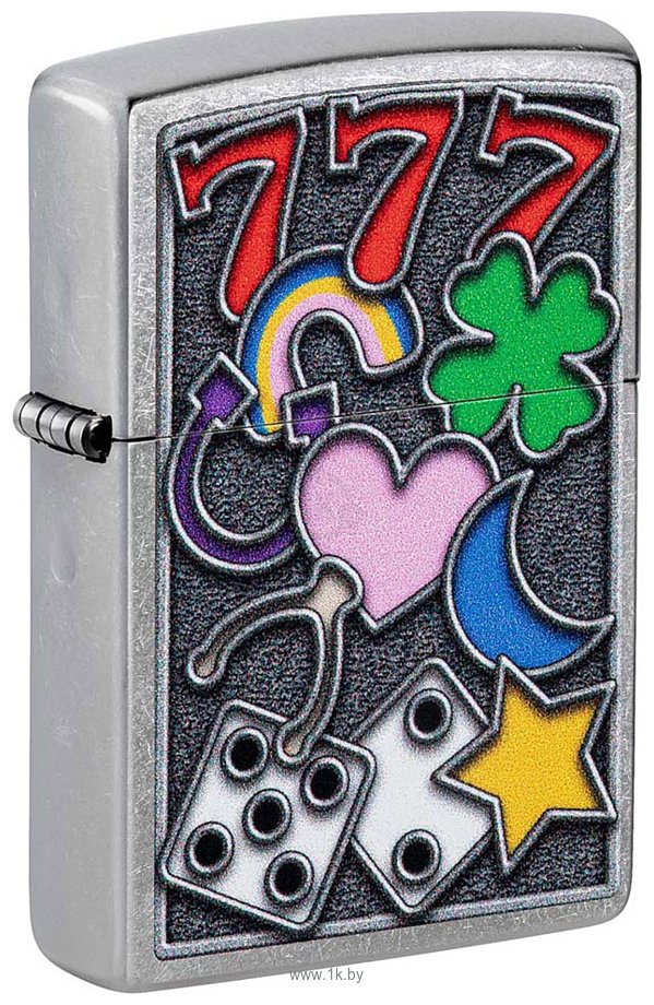 Фотографии Zippo Street Chrome All Luck 48682