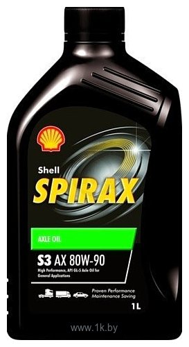 Фотографии Shell Spirax S3 AX 1л