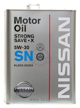 Фотографии Nissan Strong Save X 5W-30 SN (KLAN3-05304) 4л