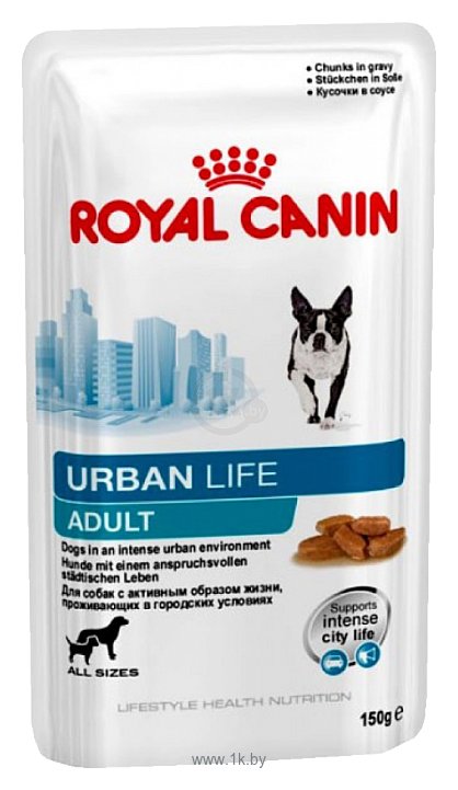 Фотографии Royal Canin (0.15 кг) 1 шт. Urban Life Adult (в соусе)
