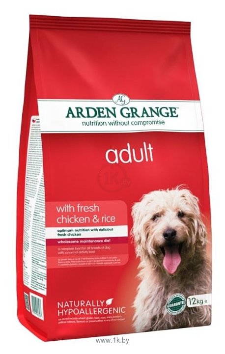 Фотографии Arden Grange (12 кг) Adult курица и рис сухой корм для взрослых собак