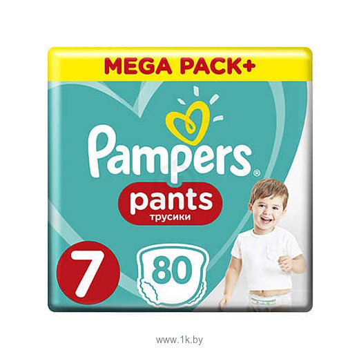 Фотографии Pampers Pants 7 (17+ кг), 80 шт