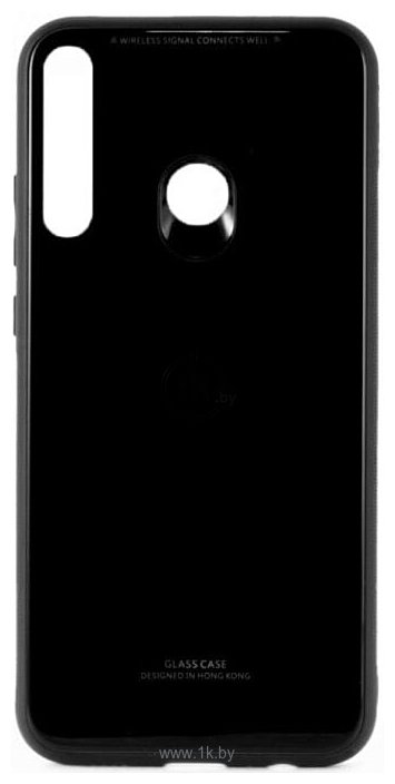 Фотографии Case Glassy для Huawei P40 lite E/Y7P/Honor 9C (черный)