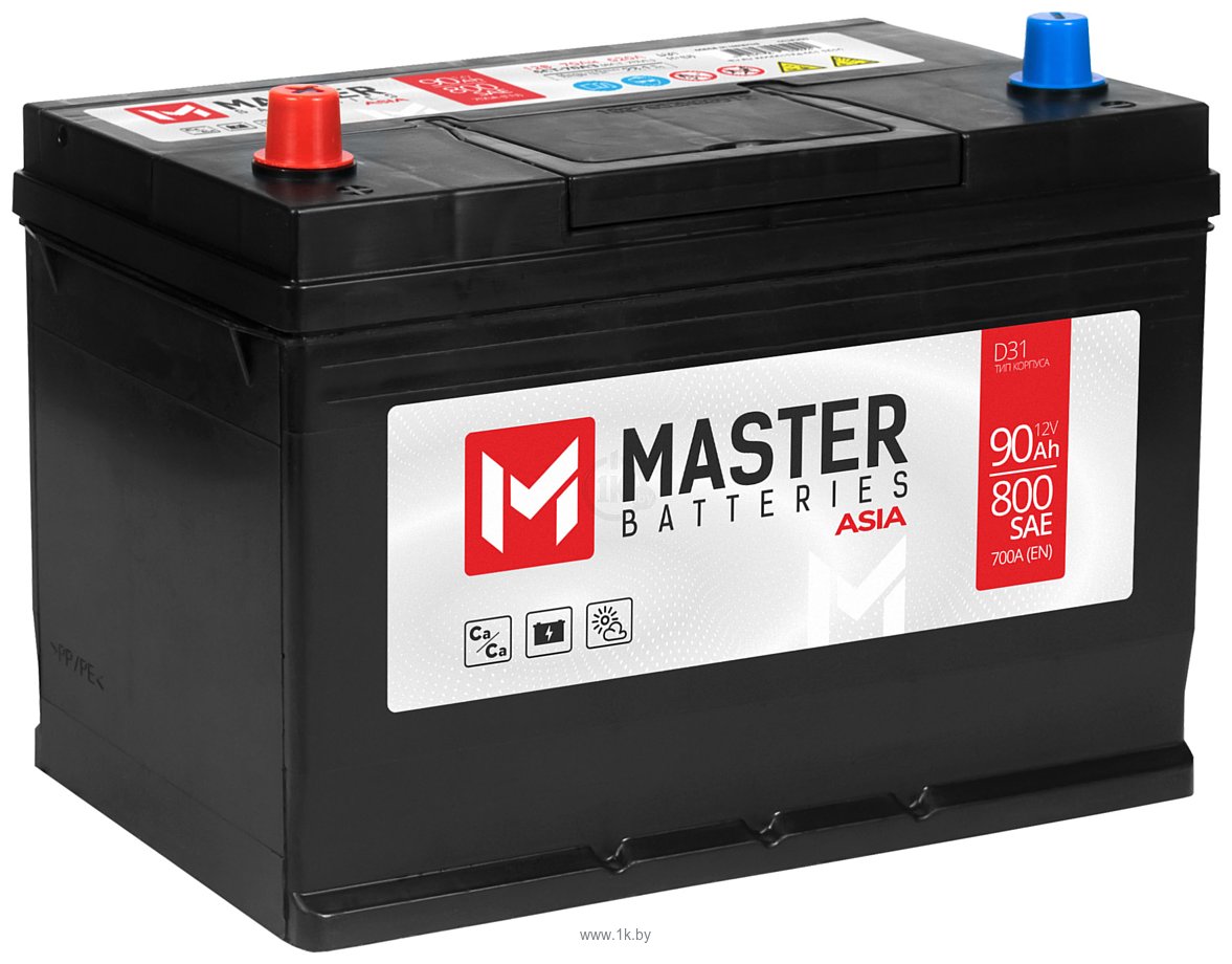 Фотографии Master Batteries 90 Ah MASTER BATTERIES Asia L+