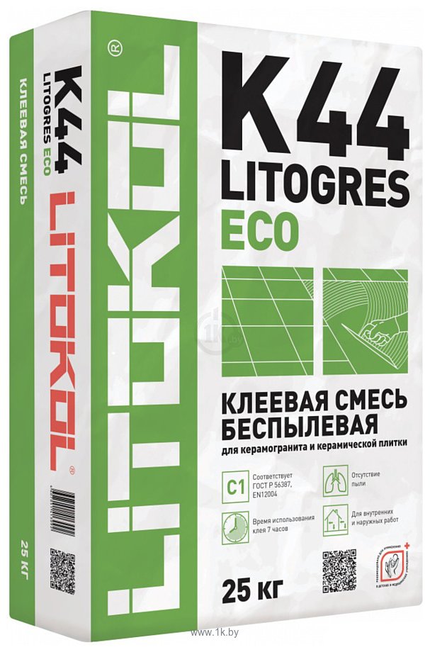 Фотографии Litokol K44 ECO (класс С1, 25 кг)