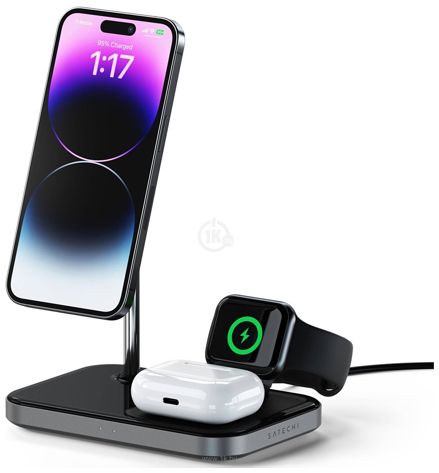 Фотографии Satechi 3-in-1 Magnetic Wireless Charging Stand