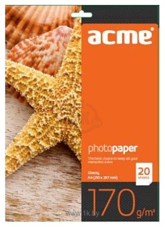 Фотографии ACME Premium Photo Paper A4 170 g/m2 20л