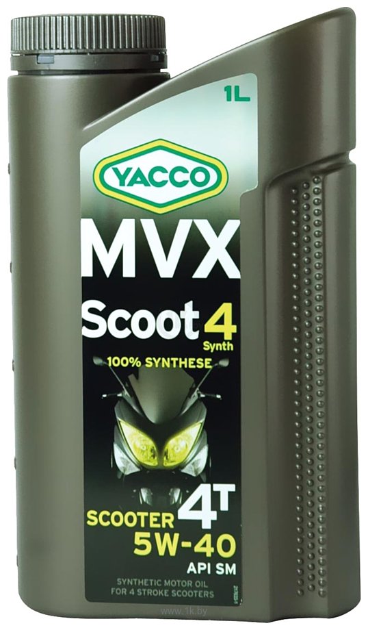 Фотографии Yacco MVX Scoot 4 Synth 5W-40 1л