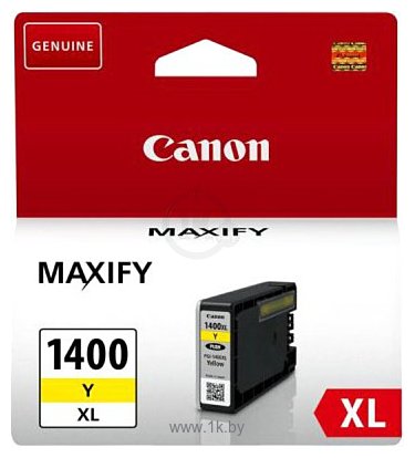 Фотографии Аналог Canon PGI-1400XL Y