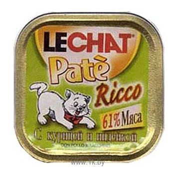 Фотографии LeChat Pate Ricco с Курицей и Индейкой (0.1 кг) 1 шт.