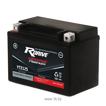 Фотографии RDrive eXtremal Platinum YTZ12S (11Ah)