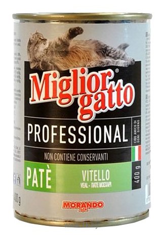 Фотографии Miglior Gatto Professional Line Pate Veal