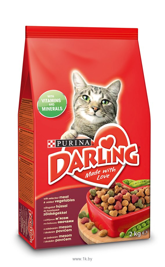 Фотографии Darling Для кошек с мясом и овощами (10 кг)