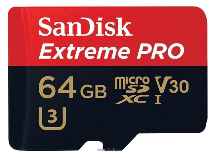 Фотографии SanDisk Extreme Pro microSDXC UHS Class 3 V30 95MB/s 64GB