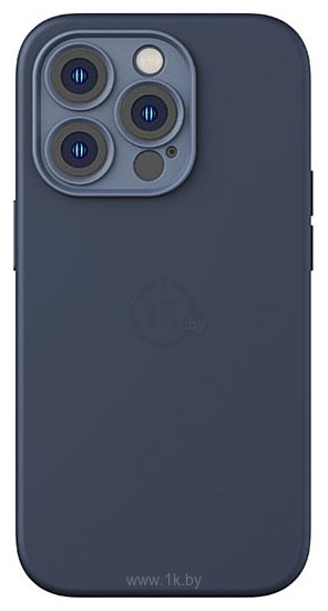 Фотографии Baseus Liquid Silica Gel Magnetic Case для iPhone 14 Pro Max (синий)