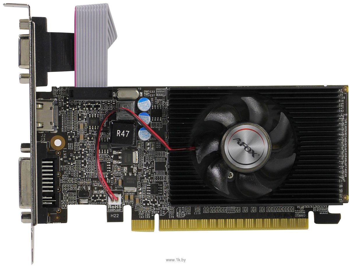 Фотографии AFOX GeForce GT 610 1GB DDR3 (AF610-1024D3L7-V5)