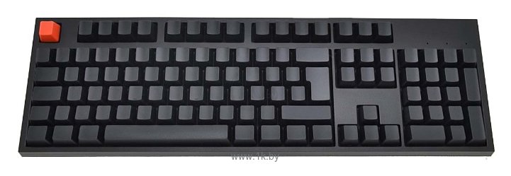Фотографии WASD Keyboards V2 105-Key ISO Barebones Mechanical Keyboard Cherry MX Red black USB