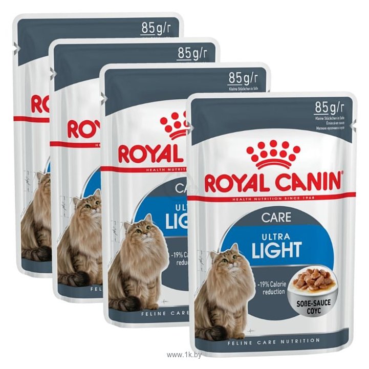 Фотографии Royal Canin (0.085 кг) 3+1 шт. Ultra Light (в соусе)