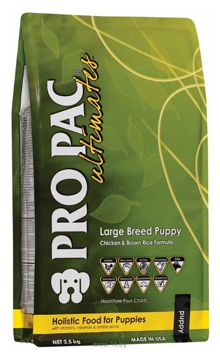 Фотографии Pro Pac (2.5 кг) Ultimates Puppy Large Breed Chicken & Brown Rice