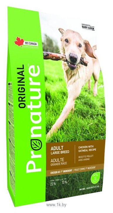Фотографии ProNature (20 кг) Original сухой корм для взрослых собак крупных пород с курицей