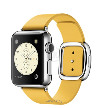 Фотографии Apple Watch Series 1 38mm Modern Buckle Marigold Leather (MMFF2)